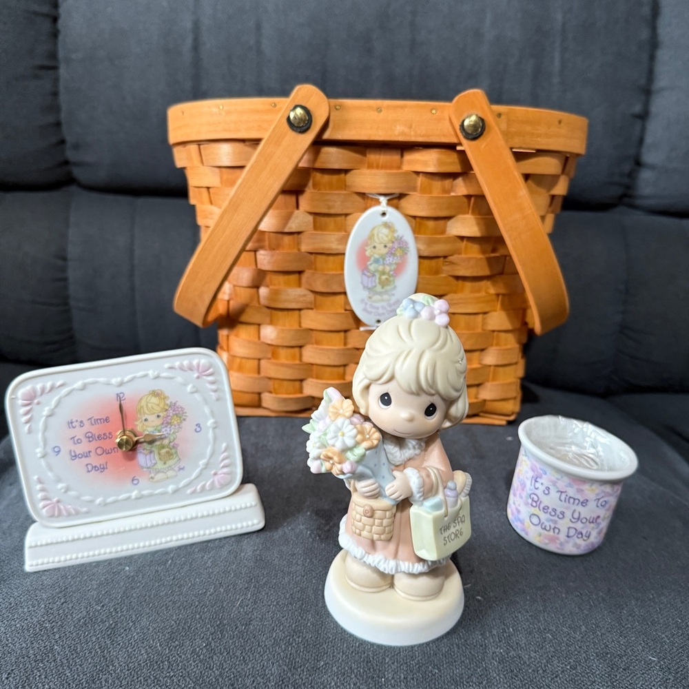 Precious Moments - “It’s Time To Bless Your Own Day”  Figurine